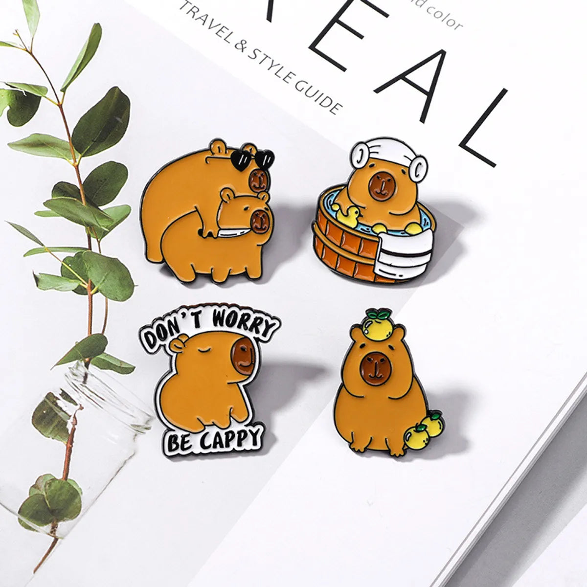 Simple Style Animal Alloy Enamel Unisex Brooches