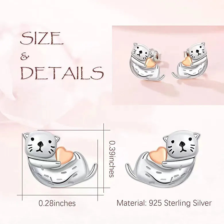 1 Pair Simple Style Animal Metal Copper Ear Studs