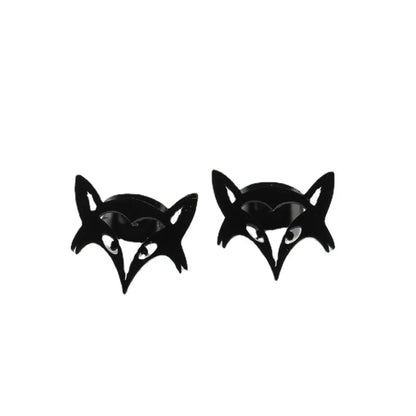 Simple Style Animal Titanium Steel Plating Ear Studs 1 Pair