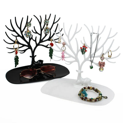 Simple Style Antlers Plastic Plastic Spraying Jewelry Rack