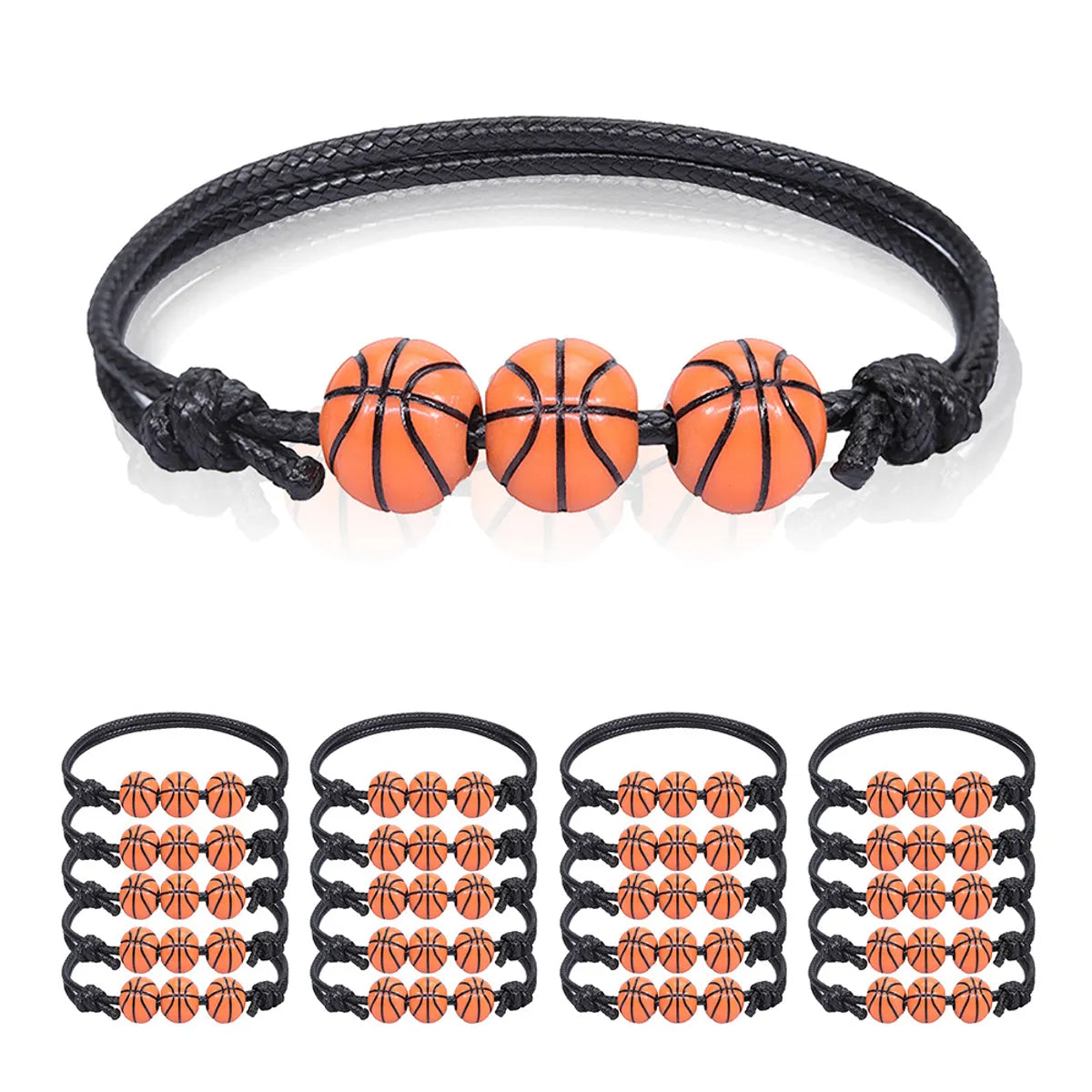 Simple Style Ball Arylic Beaded Unisex Bracelets 1 Piece