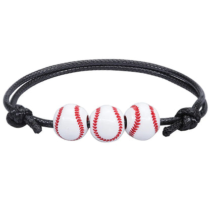 Simple Style Ball Arylic Beaded Unisex Bracelets 1 Piece