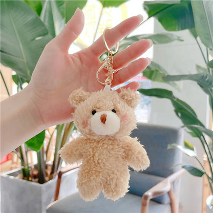 Simple Style Bear Pp Cotton Bag Pendant Keychain