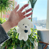 Simple Style Bear Pp Cotton Bag Pendant Keychain