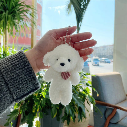 Simple Style Bear Pp Cotton Bag Pendant Keychain