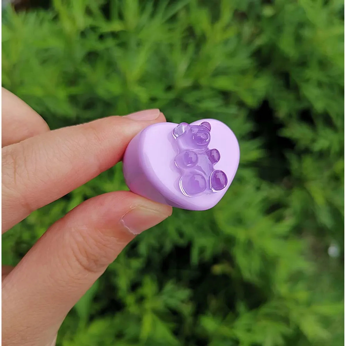 Simple Style Bear Synthetic Resin Wholesale Rings