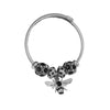 Simple Style Bee 304 Stainless Steel Alloy Zircon Bangle In Bulk