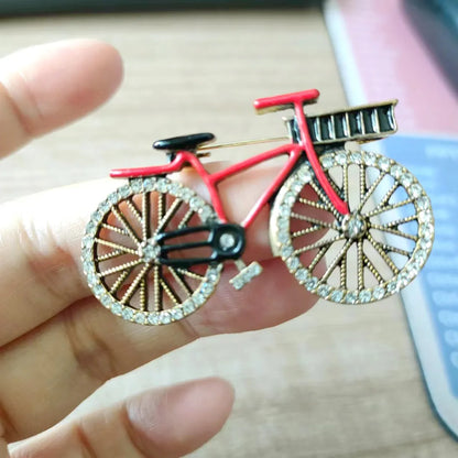 Simple Style Bicycle Alloy Plating Unisex Brooches