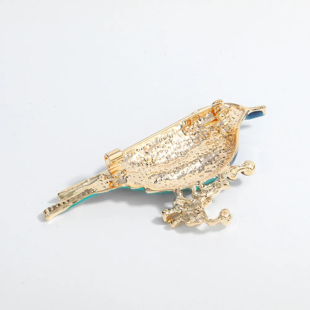 Simple Style Bird Alloy Inlay Rhinestones Unisex Brooches