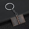 Simple Style Book Letter Alloy Plating Keychain