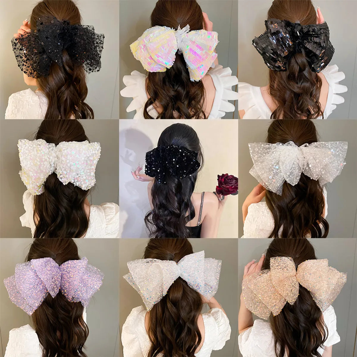 Simple Style Bow Knot Cloth Hair Clip