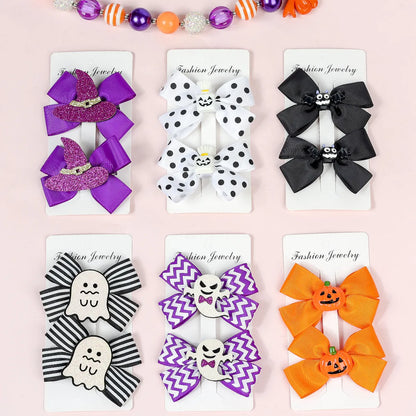 Kid'S Simple Style Bow Knot Knitting Hair Clip