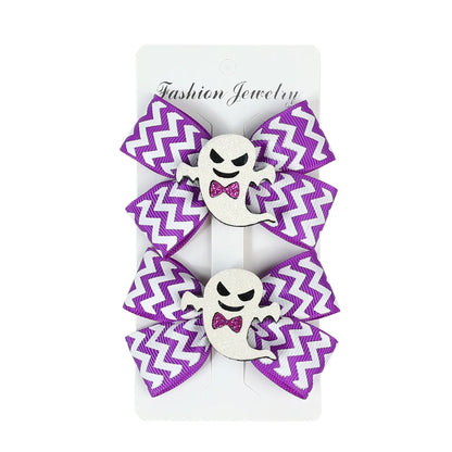 Kid'S Simple Style Bow Knot Knitting Hair Clip