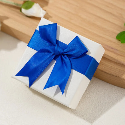 Simple Style Bow Knot Paper Jewelry Boxes