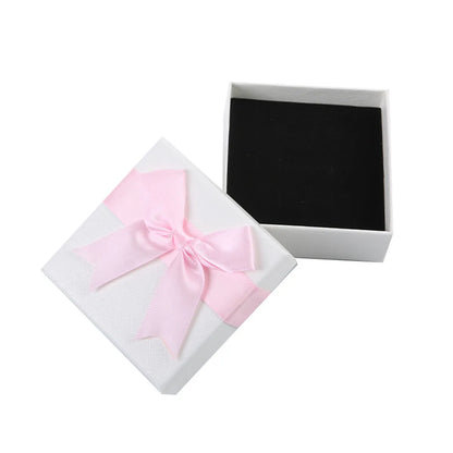 Simple Style Bow Knot Paper Jewelry Boxes