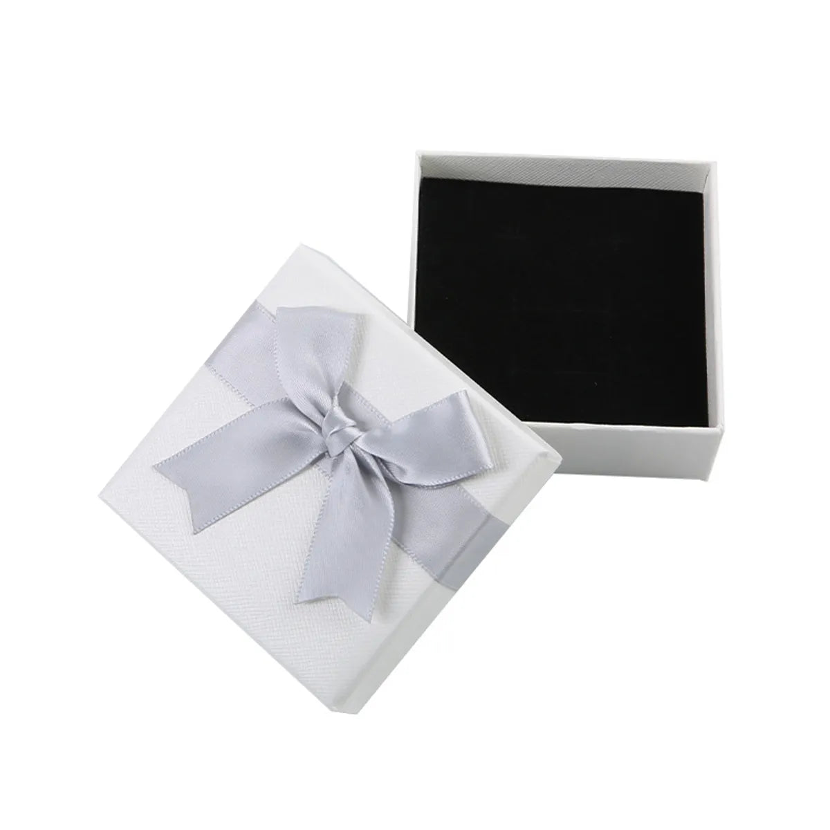 Simple Style Bow Knot Paper Jewelry Boxes