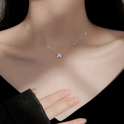 Simple Style Bow Knot Zircon Alloy Wholesale Pendant Necklace