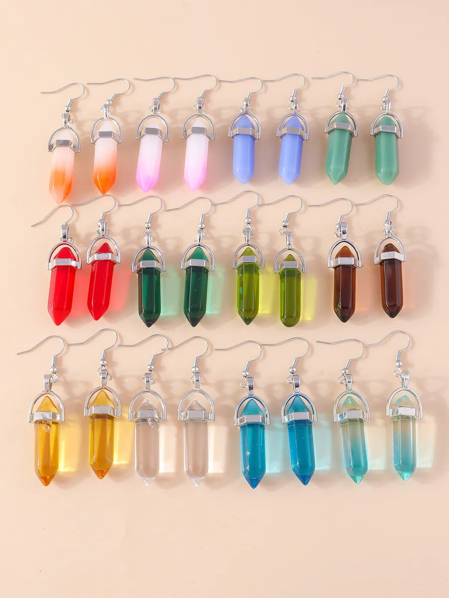 Simple Style Bullet Alloy Women's Drop Earrings