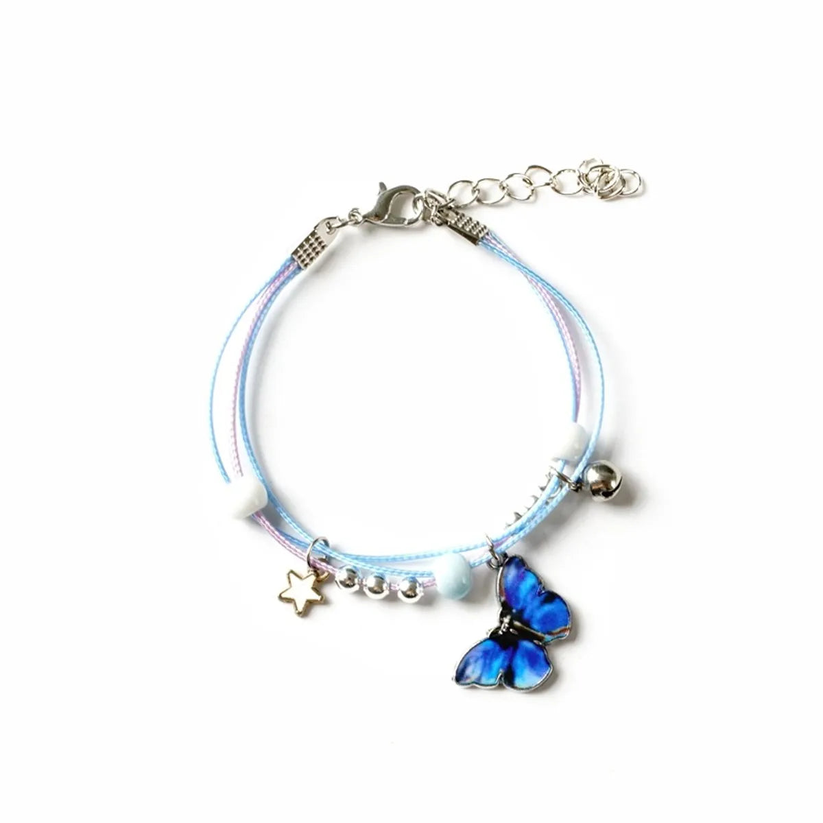 Simple Style Butterfly Alloy Knitting Bracelets