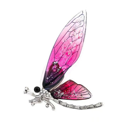 Simple Style Butterfly Alloy Plating Rhinestones Women'S Brooches 1 Piece