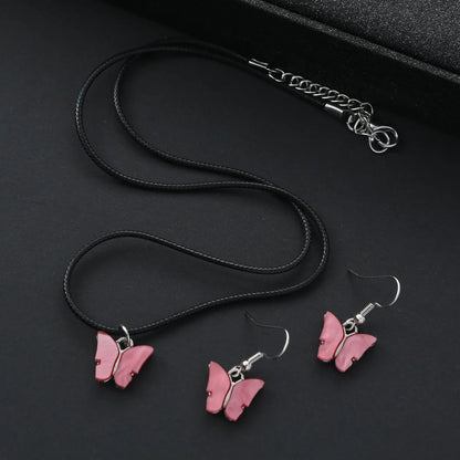 Simple Style Butterfly Alloy Women's Jewelry Set