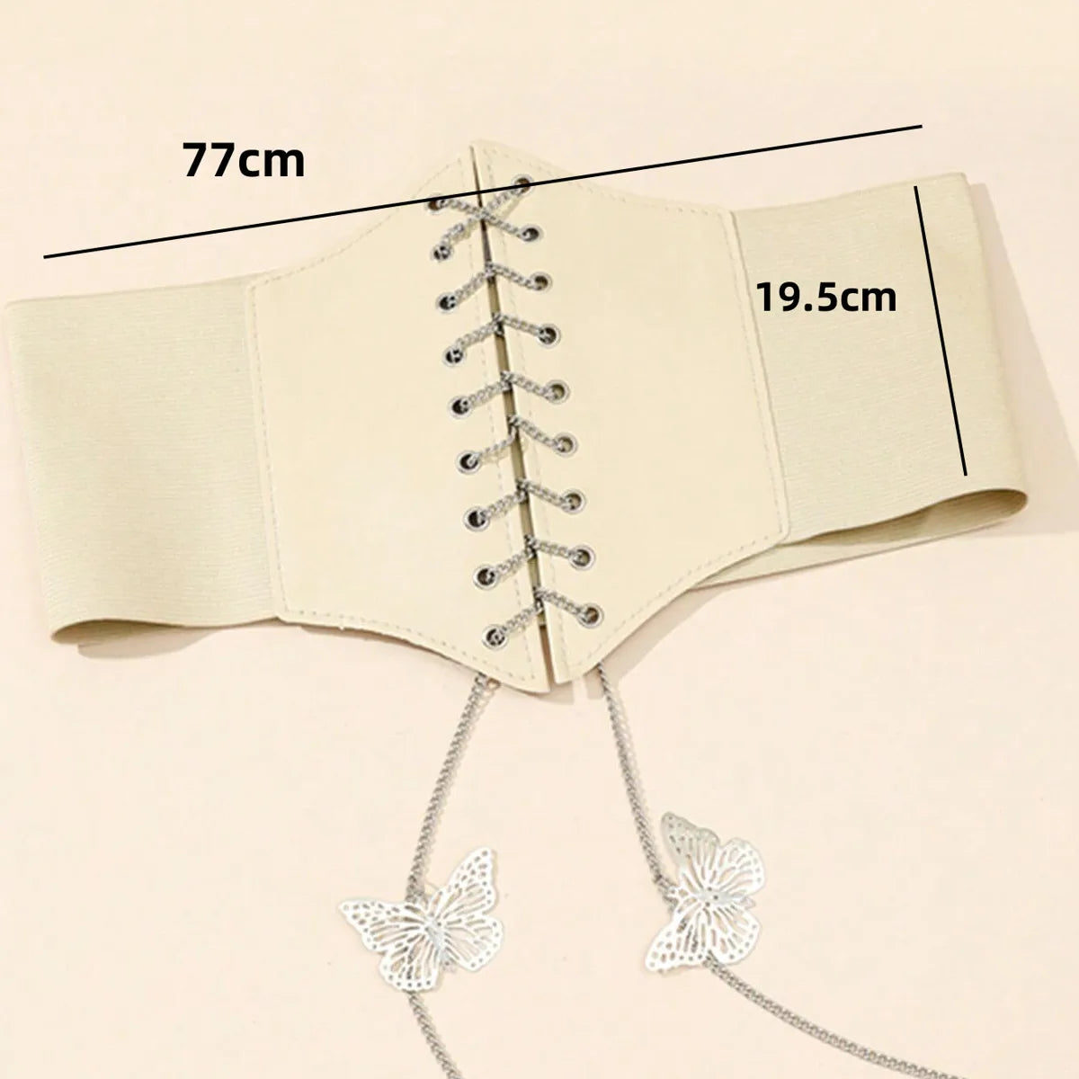 Simple Style Butterfly Elastic Band Women'S Corset Belts