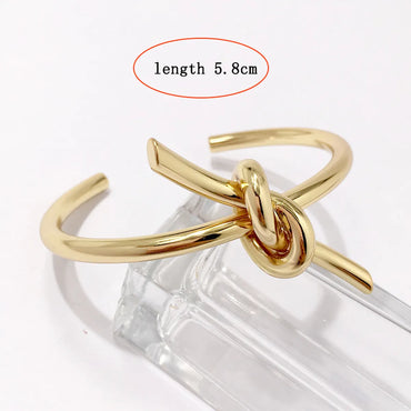 Simple Style C Shape Copper Bangle