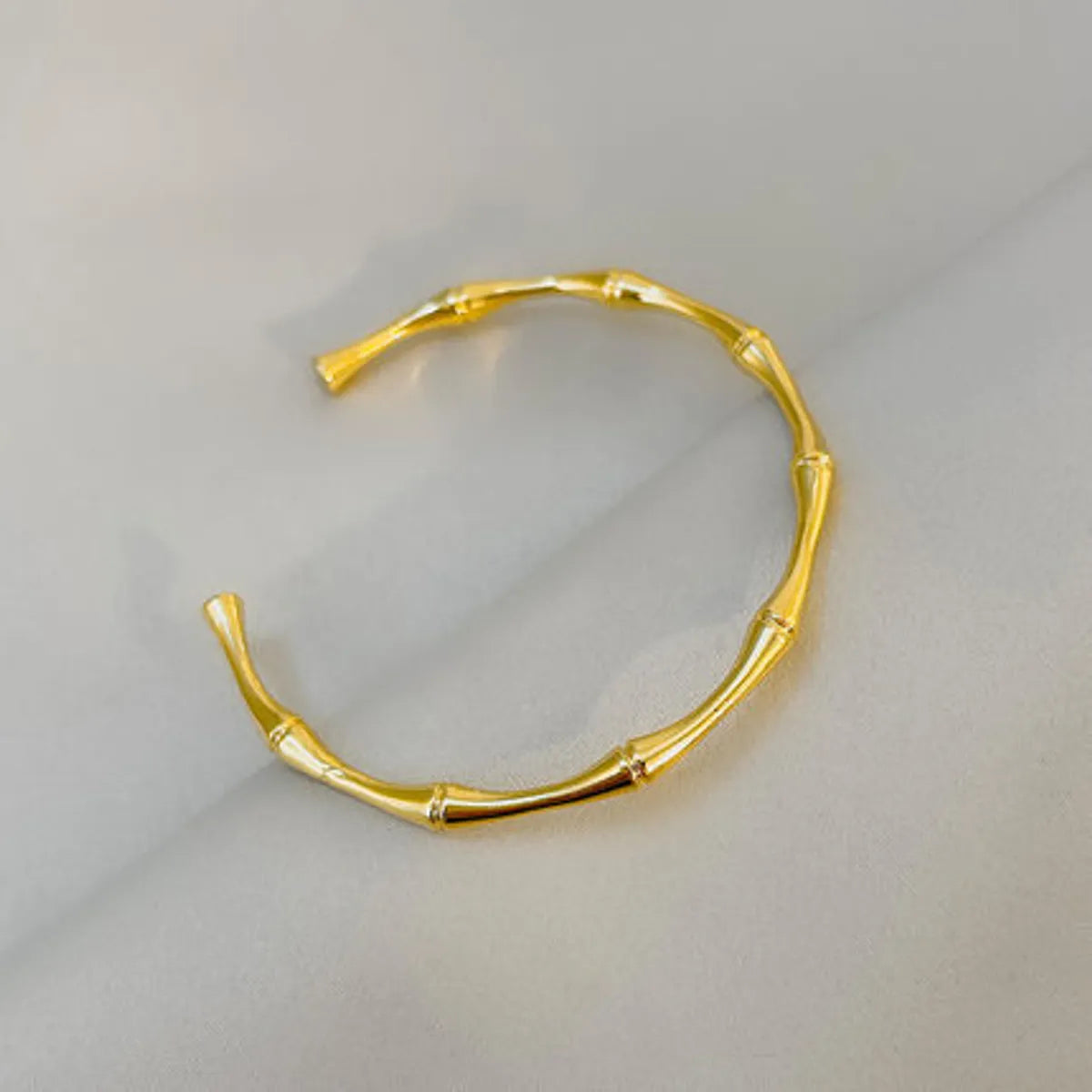 Simple Style C Shape Copper Bangle In Bulk