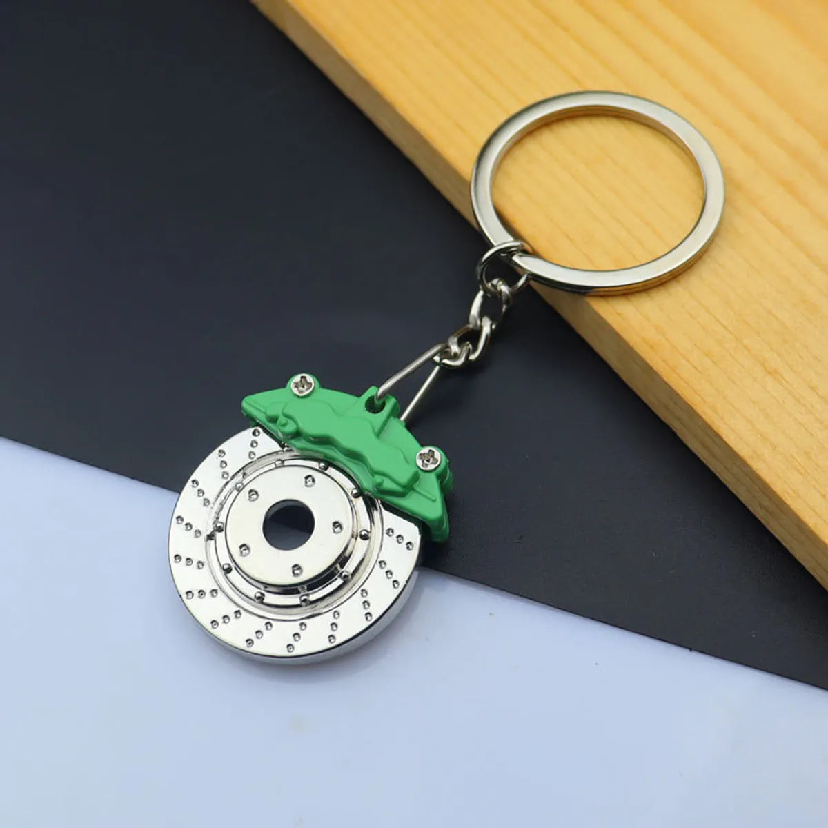 Simple Style Car Wheel Metal Unisex Bag Pendant Keychain