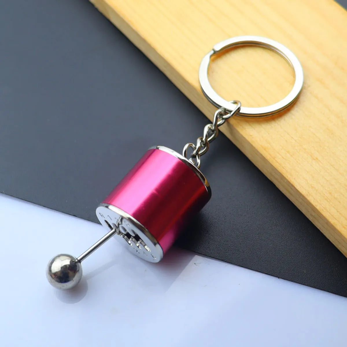 Simple Style Car Wheel Metal Unisex Bag Pendant Keychain