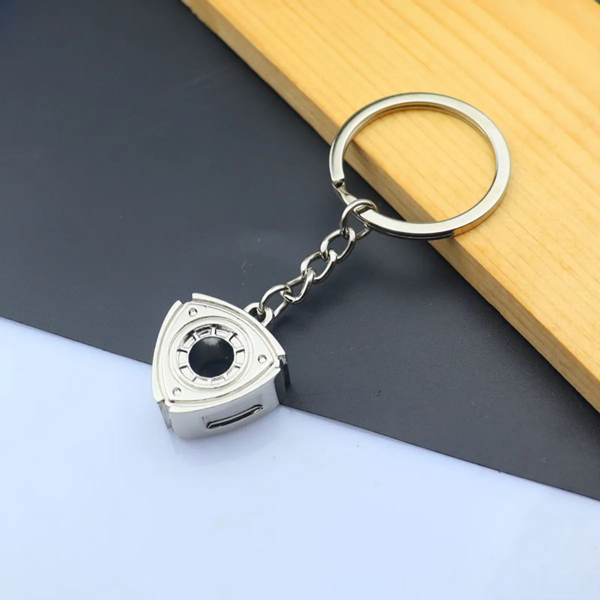 Simple Style Car Wheel Metal Unisex Bag Pendant Keychain