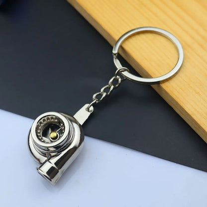 Simple Style Car Wheel Metal Unisex Bag Pendant Keychain