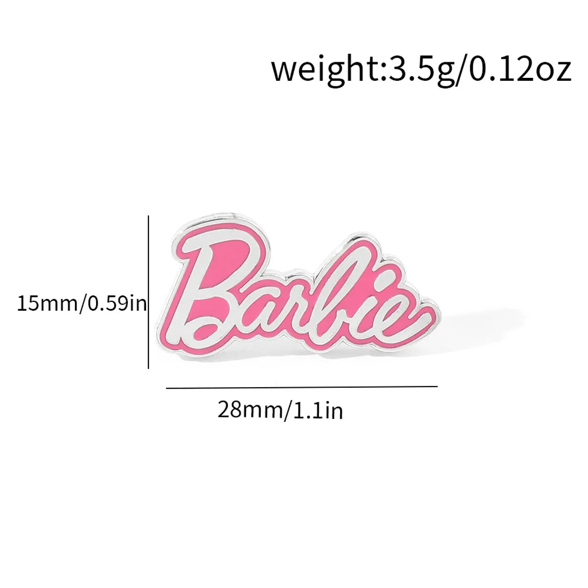 Simple Style Letter  Alloy Enamel Women'S Brooches