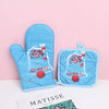 Simple Style Cartoon Polyester Heat Resistant Gloves