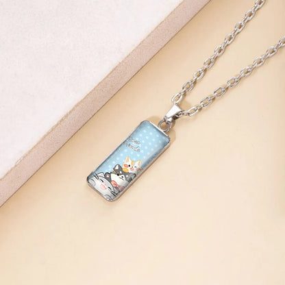 Simple Style Cat Alloy Patchwork Women's Pendant Necklace