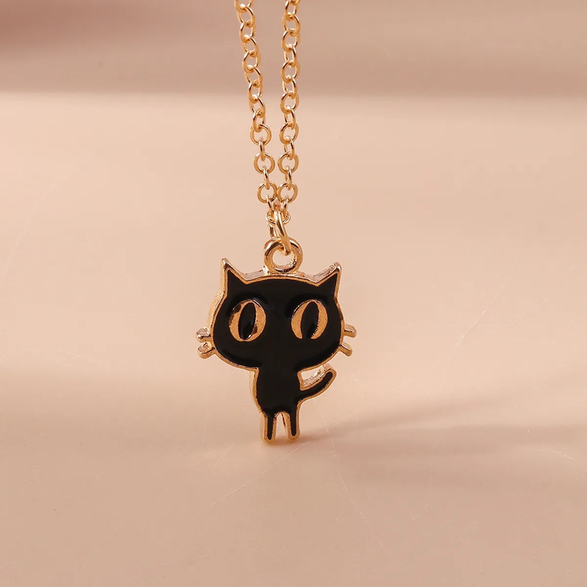 Simple Style Cat Zinc Alloy Women'S Pendant Necklace