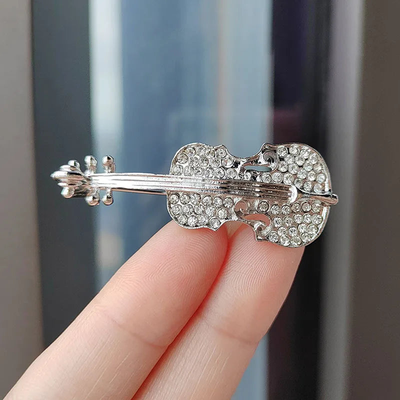 Simple Style Cello Alloy Enamel Unisex Brooches