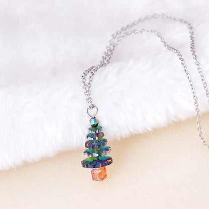 Simple Style Christmas Tree Alloy Wholesale Pendant Necklace