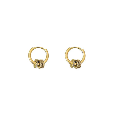 Simple Style Circle Alloy Plating Gold Plated Women's Earrings