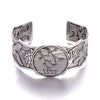 Simple Style Circle Constellation Metal Wholesale Wide Bracelet