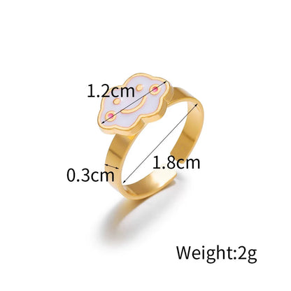 Simple Style Classic Style Animal Alloy Plating Girl'S Rings