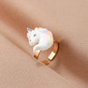 Simple Style Classic Style Animal Alloy Plating Girl'S Rings