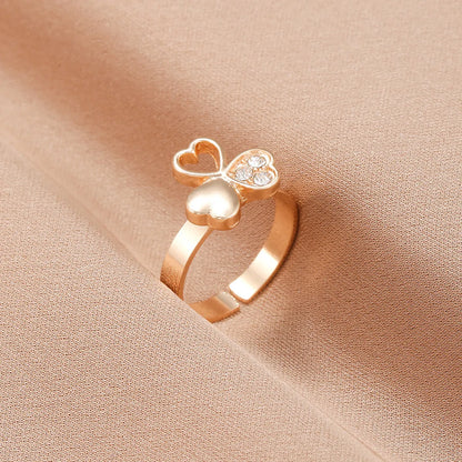 Simple Style Classic Style Animal Alloy Plating Girl'S Rings