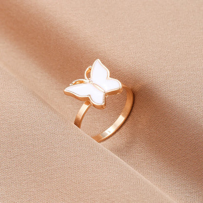 Simple Style Classic Style Animal Alloy Plating Girl'S Rings