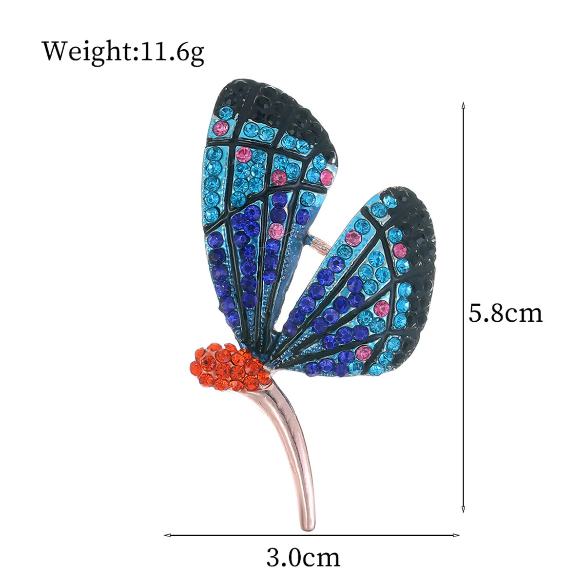 Simple Style Classic Style Animal Leaf Watermelon Alloy Inlay Artificial Rhinestones Women'S Brooches