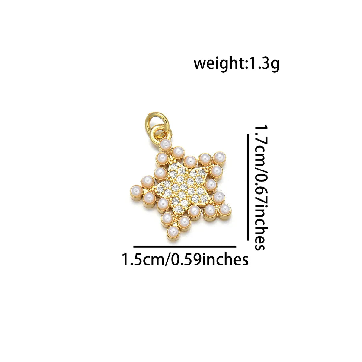 Simple Style Classic Style Butterfly 18K Gold Plated Pearl Zircon Copper Wholesale Jewelry Accessories