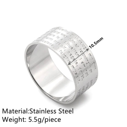 Simple Style Classic Style C Shape Steel Rings Bracelets