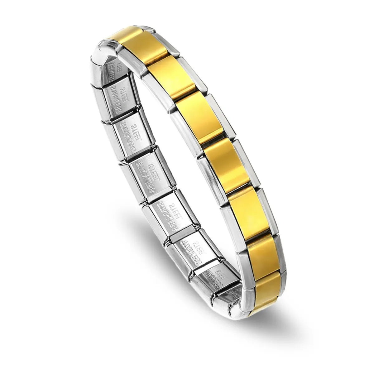 Simple Style Classic Style Color Block 304 Stainless Steel Bracelets In Bulk