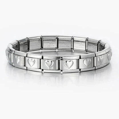 Simple Style Classic Style Color Block 304 Stainless Steel Plating Men'S Bracelets