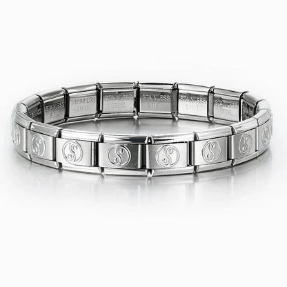 Simple Style Classic Style Color Block 304 Stainless Steel Plating Men'S Bracelets